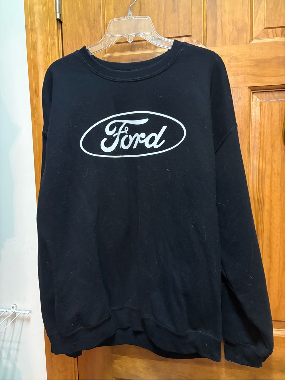 Ford Black Sweatshirt with White Logo